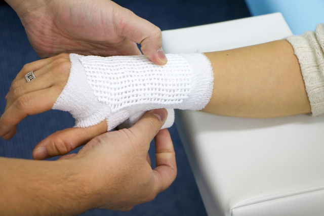 治療後包帯画像